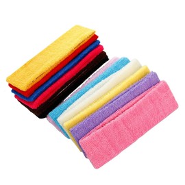Healeved 12pcs Colorful Sports Headbands Lightweight Sweat Absorbent Hair Accessories for Women for Yoga Running and Daily Wear