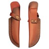 MiOYOOW Knife Sheath, 4.7'' PU Leather Belt Knife Cover Straight