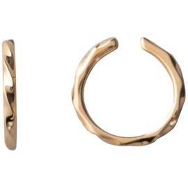 ete 841942-943-944 Twisted Hoop Earrings, Platinum