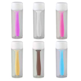 Kontaktlinsensauger für Weiche Linsen, 4 PCS Kontaktlinsen Einsetzhilfe, Silikonentferner für tägliche und monatliche Linsen, fur Reisen und Alltag