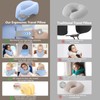 2in1 Ergonomic Memory Foam Travel Neck Pillow – Travel Pillow