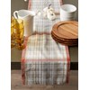 DII Thanksgiving Autumn Collection, Table Runner, 14x72, Cozy Picnic Plaid
