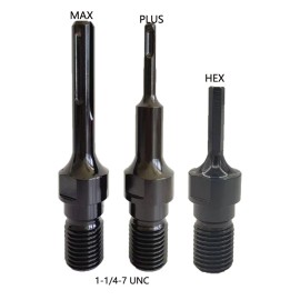 Diamond Core Bit Adapter SDS PLUS,SDS MAX Shank, HEX 1-1/4" Thread 190mm Extended Conversion Head Accessories Toolcolor: sds plus+sds max+hex