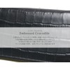 Belkut Matte Crocodile Embossed Cowhide Leather Round Zip Long Wallet