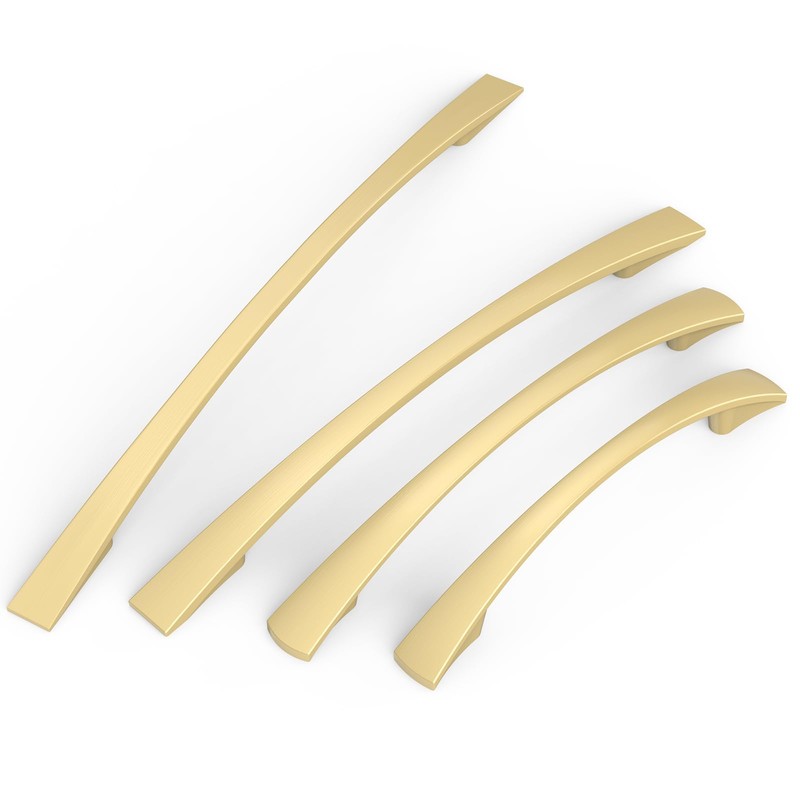 FURNIWARE Pack of 10 Cabinet Pulls, Zinc Alloy Drawer Pulls,