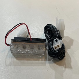 White 18LED Car Emergency Vehicle Strobe Flash Light Bar for Front Grille Deck