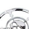 Unbranded Chrome 4-1/2" Speaker Trim Grill Cover For Harley Electra