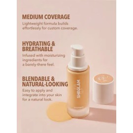 Crema Hidratante Sheglam Skinfinite Base Tono Almendra