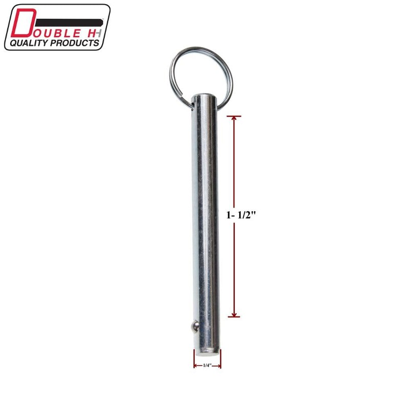 Double HH, 85607, Ring Detent Pin 1/4" x 1-1/2"