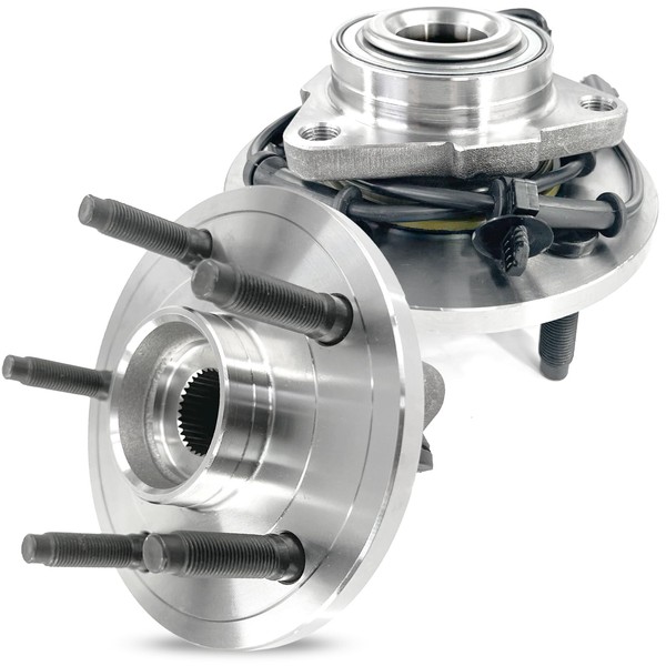 Pair 515073 Front Wheel Bearing Hub Assembly Compatible with Dodge
