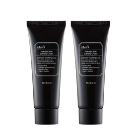 Klairs Midnight Blue Calming Cream, Large Capacity, 2.1 fl oz (60 ml), Set of 2, Soothing, Sensitive Skin, Highly Moisturizing, Cooling, Large Capacity, Present, Gift