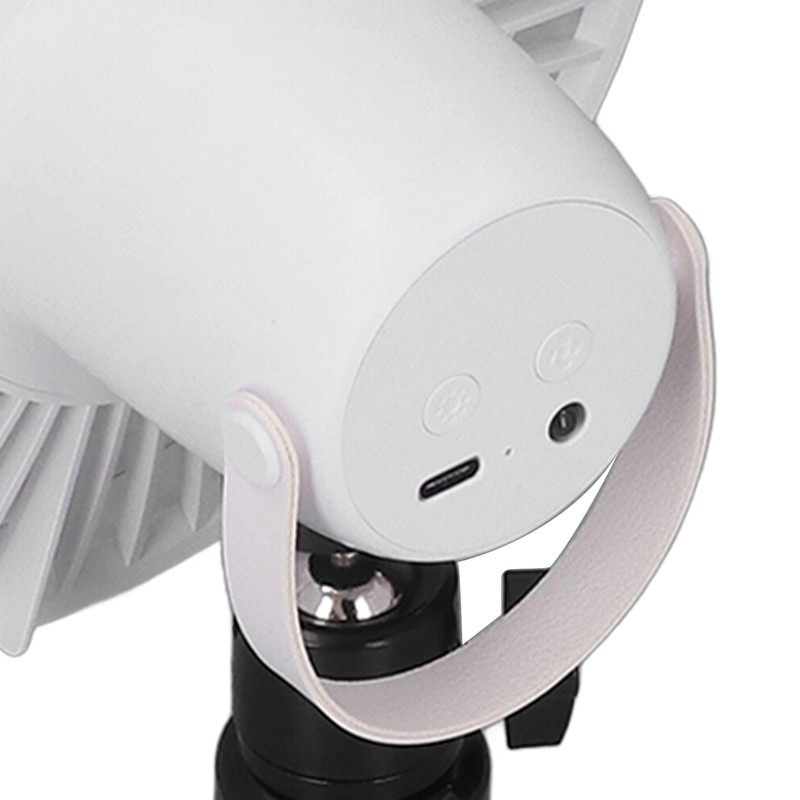 Portable Tripod Stand Fan USB Rechargeable Camping Hanging Fan with
