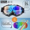 ZANZER Adult Ski Goggles, 2-Pack Snowboard Goggles for Youth, Teens,