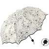 88flix Folding Parasol, Floral Pattern, 8 Ribs, UV Protection, Rain