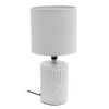 Ceramic Table Lamp with Shade Equator White