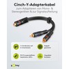 Wentronic Audio Video Cable AVK 308-020 0.2m 1 x RCA