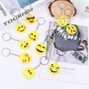 Pack of 50 Mini Emoji Key Fob Bag Pendant Party
