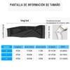 Rodillera Compresión Ajustable 1 Par, Soporte Deportes Articular, Negro, M