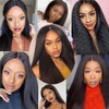 Leruikair Human Hair Bundles 20 22 24 Inch Kinky Yaki