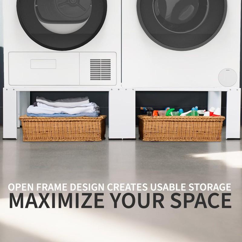 Life Finds Universal Laundry Dual Pedestal for Washer and Dryer