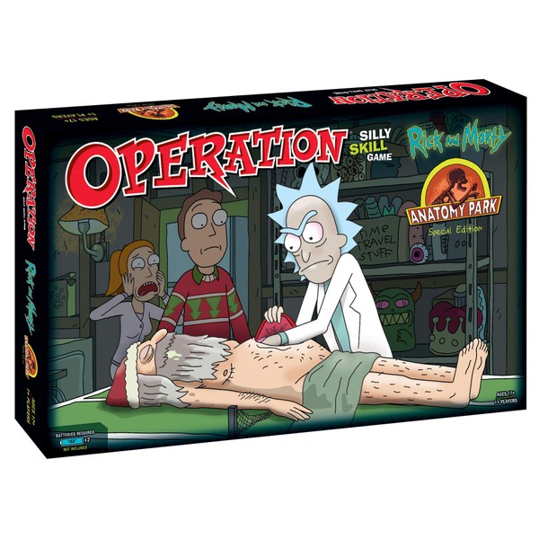 Operation: Rick and Morty Anatomy Park Special Edition | Based On The Hit Adult Swim Series Rick & Morty | Offically Licensed Rick and Morty Merchandise | Based on The Classic Operation Game