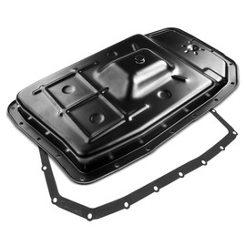 A-Premium Transmission Oil Pan with Drain Plug & Gasket Compatible with 6R80 6R80E Transmisson & Ford Mustang Expedition F-150 F-250/350 Super Duty