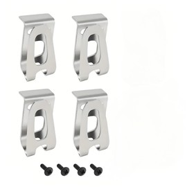 6 Stück Gürtelclip, Hochwertige Ersatz-Gürtelclip-Haken aus Edelstahl, Universelle Akkuschrauber Halterung für Modelle wie XFD01, XFD07D, DTD144, DTD144Z & DHP481, Robuste Aufbewahrungslösung