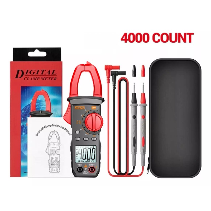 Burkey Voltimetro Amperimetro Digital Multímetro 600a Voltaje Ca