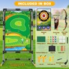 Golf Chipping Game Set – Double-Sided Mat with Stand, Fun