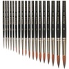 Raphael France Raphael Series 8404 Brush, Kolinsky Red Sand Brush,