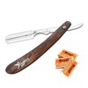 Candure Rasiermesser Herren mit Wechselklinge Edelstahl Extra Scharfe Profi Rasiermesser