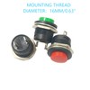 MTDELE 24Pcs 16mm Momentary Push Button Switch ON-Off 3A 250V