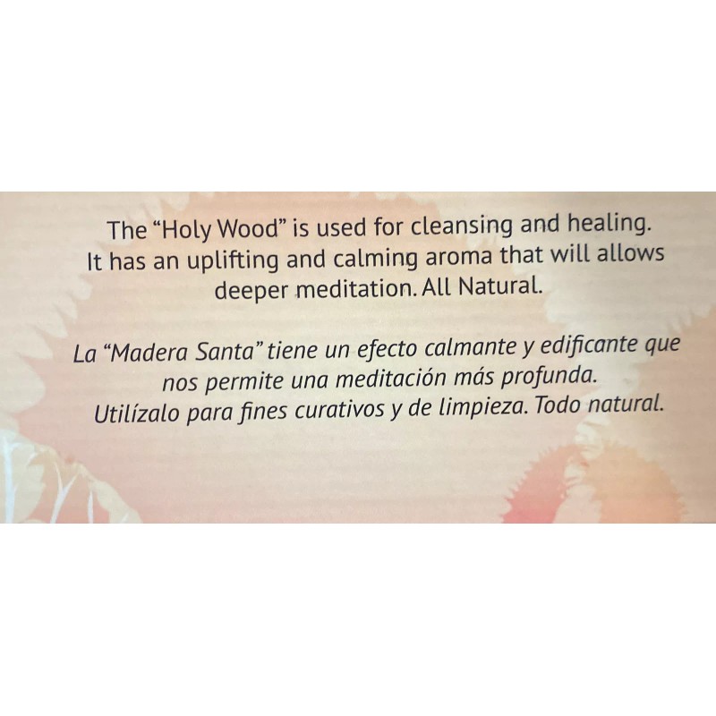 Palo Santo cone incense three pieces