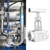 Oumefar Straight Needle Valve Stainless Steel High Pressure Needle Valve