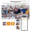 4-Pack WiFi Temperature Humidity Sensor: Wireless Temperature Humidity Monitor with