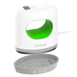 Calogy Super Mini Heat Press, 4 Temp Settings Heat Presser Max 210℃ with LED Display Auto Shut-Off Mini Precision Heat Iron for Shoes, Caps, Bags, Coasters, Patches, Badges and Stationery