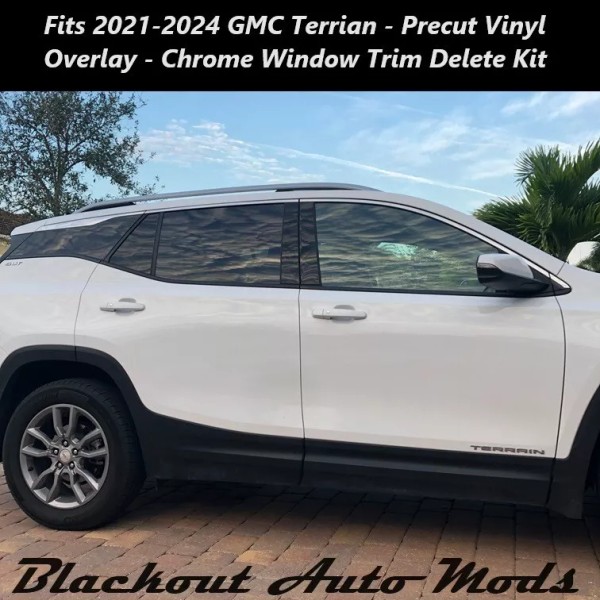 Blackout Auto Mods Gloss Black Window Chrome Trim Blackout fits