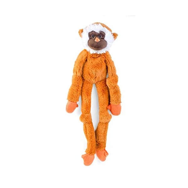 Zoon Plush Squeaky Crinkle Gibbon Monkey Soft Large Dog Toy