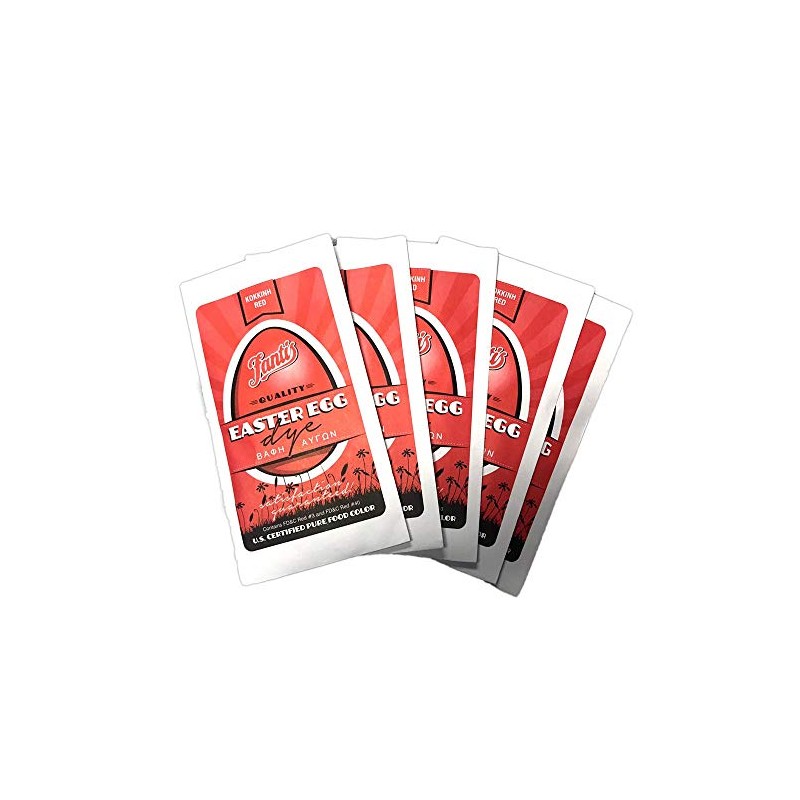 Fantis Traditional Greek Red Egg Dye - 5pack