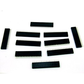 POPESQ® #A797 Female Header 2.54 mm 16-Pin Compatible with Arduino Straight Pack of 10