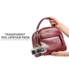 caralin Clear Lipstick Case Keychain PVC Material Fashion Keychain Lipstick