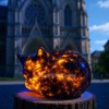 Natural Yooperlite Cat Carved Quartz Manifestation Stone Crystal Art Decor