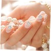 WOONEKY 10pcs Star Shape Nail Charms Rhinestone Manicure Jewelry for