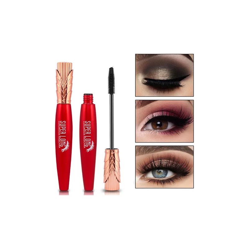 Máscara De Maquillaje M Black Para Pestañas Largas Y Rizadas