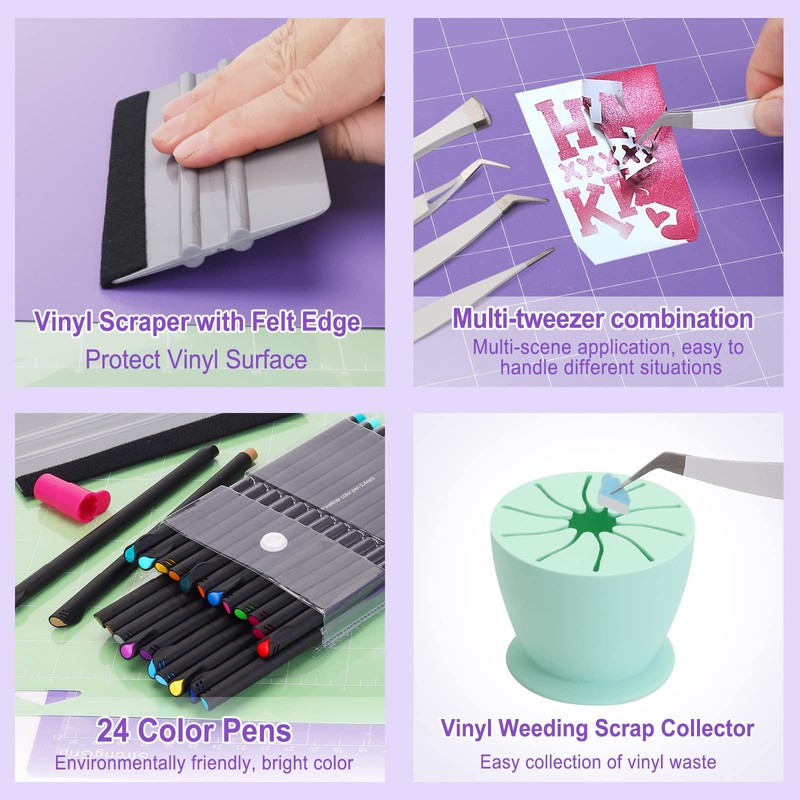 YGboost Ultimate Accessory Bundle for Cricut Maker & Explore Air:
