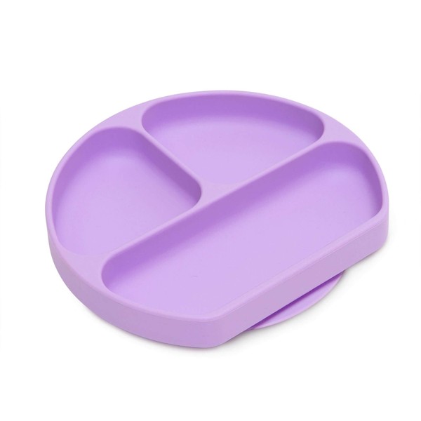 Bumkins Silicone Grip Dish | Lavender
