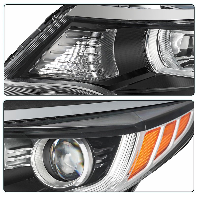 TUSDAR Halogen Headlamp Assembly Replacement Fit for 2016 2017 2018