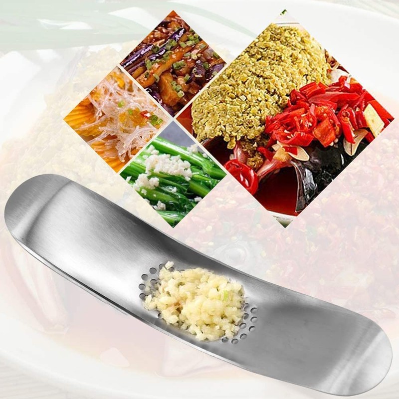 THETAG Garlic press, garlic press, stainless steel garlic mill, tools