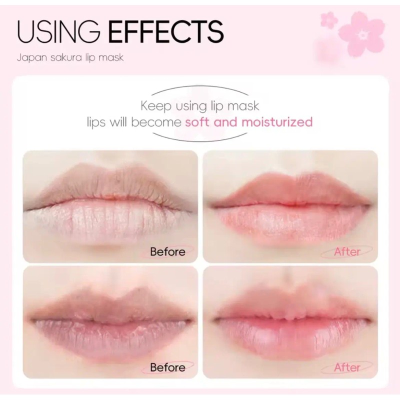 Laikou Japan Sakura Lip Mask 6g Mascarilla Hidratante Y Su