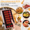 Relaxweex 1 Pack 6-Channel Digital Kitchen Timer, Commercial Cooking Timer
